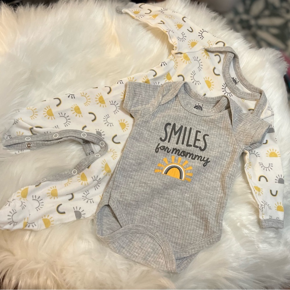 Millie & Myles 2 Piece Infant Set Sz 3-6months